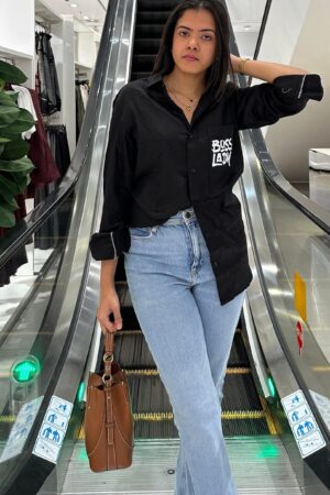 Black shirt for women