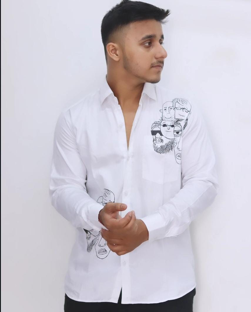 Full sleeves cotton shirt for men